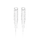 De Amour Heart Dangle Earring