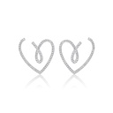 De Amour Heart Signature Earring